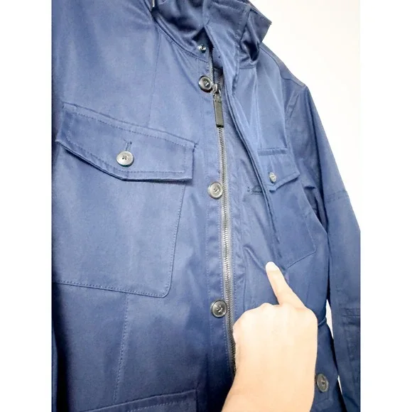 Banana Republic Modular System Winter Utility Water Resistant Jacket Blue Medium - Picture 5 of 10